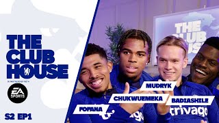 Is MUDRYK Faster Than Mbappe  Fofana Mudryk Badiashile amp Chukwuemeka on The Clubhouse  S2 Ep1 [upl. by Sibby]