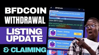 BDF COIN withdrawal BDF COIN Airdrop and Listing Update BDF COIN New Update  BDF COIN Claim [upl. by Meehan]