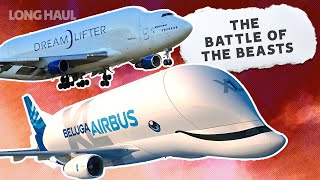 Battle Of The Beasts Boeings Dreamlifter Vs Airbus Beluga XL [upl. by Oirobil]