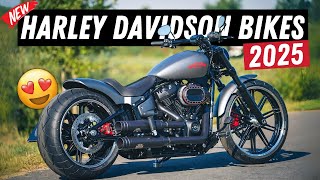 10 New Harley Davidson Motorcycles For 2025 [upl. by Melac806]