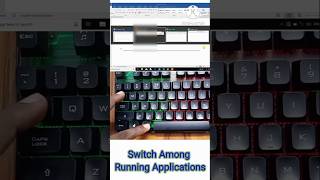 Windows Shortcut keys  windowsshortcut  Shortcut key to switch between opened programs  Win10 [upl. by Ilohcin467]