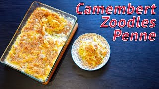 Creamy Camembert Pasta With Zoodles [upl. by Ursal]