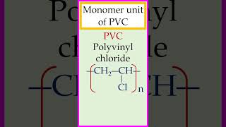 Monomer unit of polyvinyl chloride PVC chemistry [upl. by Nerraf]