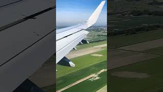 Landing at Amsterdam airport الهبوط في مطار امستردام [upl. by Wetzel746]