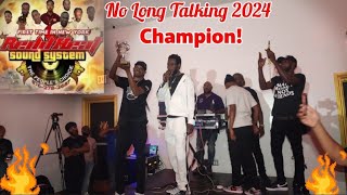 Redd Heat Destroy Blunt posse and collect the Trophy at no long talking sound clash 2024 [upl. by Enila]