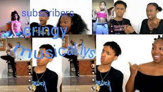 REACTING TO KIDS SUBSCRIBER CRINGY MUSICALLY FT DJMOB [upl. by Nyad]