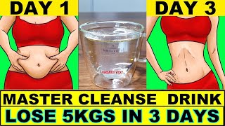 Master Cleanse  Lose 5 Kgs In 3 Days  Castor Oil Benefits Master Cleanse [upl. by Nalepka938]