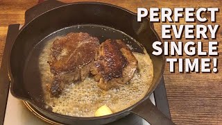 Cast Iron Rib Eye Steak  Butter Basted   The Best Steak youll ever make [upl. by Jamin]