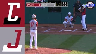 Canada vs Japan  LLWS 2nd Round  2022 Little League World Series Highlights [upl. by Enyaht]