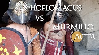 Hoplomachus VS Murmillo  ACTA Gladiators  Arles [upl. by Dinny]