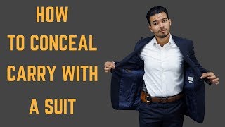 How to Conceal Carry With A Tailored Suit [upl. by Aziaf]