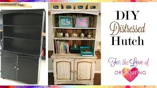 How to Distress Furniture with Chalk Paint  DIY Shabby Chic [upl. by Poock]