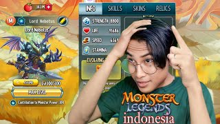 Lord Nebotus Level 1150 Monster Legends INDONESIA [upl. by Ireg]