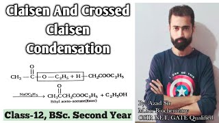 Claisen and Crossed Claisen Condensation of Ester With MechanismEthyl Aceto AcetateBSc2 Year [upl. by Biancha]