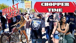 1 Willies Tropical Tattoo Chopper Time Show Daytona Bike Week 2024 bikeweek choppertime [upl. by Yrrok]