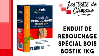 Test dun enduit de rebouchage Bostik spécial bois 1kg [upl. by Shuler]