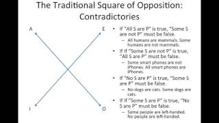 Categorical Logic Immediate Inferences on the Traditional and Modern Interpretations [upl. by Liddie]