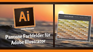 PANTONE Farbfelder  Bibliothek für ADOBE Illustrator 2024 2025 [upl. by Laundes]