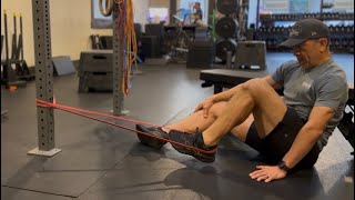 Seated Banded Hamstring Curl [upl. by Nunci]