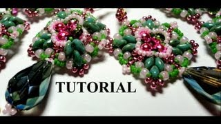 DIY Video Tutorial superduo perline parure Bon Bon Style [upl. by Meeharbi]