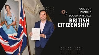 UK British Citizenship Application for Naturalisation UKVI Home Office Upload Section Guide 2022 [upl. by Rheims]