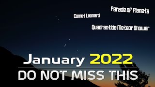 Best Astronomical Events│January 2022 [upl. by Acinorav519]