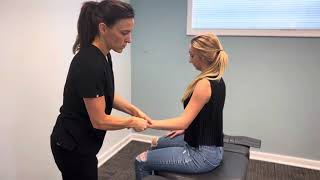 Adjusting at Aligned Chiropractic [upl. by Ocana]