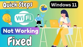 Wifi not showing in windows 11  How to Fix windows 11 wifi not showing  2024 QUICK STEPS [upl. by Goulden]