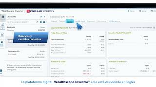 Cómo navegar Wealthscape Investor [upl. by Wilmar]