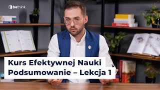 Biologiczne podstawy funkcjonowania mózgu i uczenia się  Podsumowanie  Kurs Efektywnej Nauki [upl. by Asli]