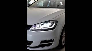 Phares style facelift pour VW Golf 7 phase 1 avec clignotants dynamique séquentiel [upl. by Lavoie]