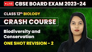 Biodiversity and Conservation  One Shot Revision Part 2  Class 12 Biology Crash Course Ch 13 [upl. by Sheldon]