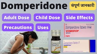 Domperidone in hindi  DoseUsesside effects  Medicine for vomiting  Domperidone tablet [upl. by Esital]