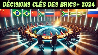 Les Décisions Clés du Sommet des BRICS 2024 [upl. by Esina]