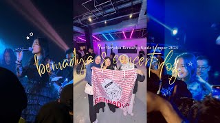 Tur Berjalan Bernadya di Kuala Lumpur 2024  bernadyas concert vlog 🎸 [upl. by Jaehne661]