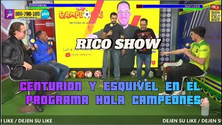 SANDRO CENTURIÒN VS BARTURÈN EN EL PROGRAMA HOLA CAMPE⚽NES [upl. by Aikaj]