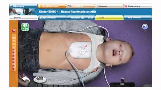 Incase Kinder EHBO 1 Basale reanimatie met AED [upl. by Kristina]