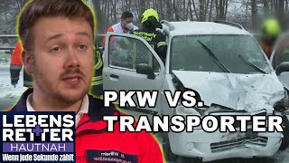 PKW vs Transporter Unfallopfer haben riesiges Glück  Lebensretter hautnah  SAT1 [upl. by Eiramrefinnej]