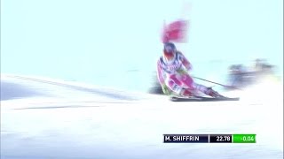 Mikaela Shiffrin  Sestriere Giant Slalom Run 1 [upl. by Raynata853]