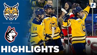 Quinnipiac vs Northeastern  NCAA College Hockey  Highlights  October 06 2024 [upl. by Santana335]