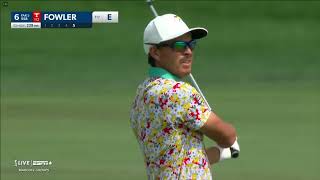 Rickie Fowler makes a mess of the 6th hole at the Arnold Palmer Invitational 1st round [upl. by Farlay]