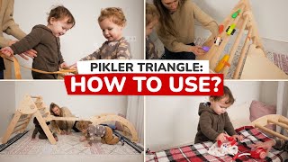 How to use a Pikler Triangle  Best Way to Play with Pikler Triangle  Pikler triangle play [upl. by Dam355]