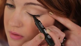 How To Apply Liquid Eyeliner for Beginners [upl. by Atiuqiram143]