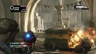 Gears Of War 3 Horde Mode  Playing with Randoms on Clocktower [upl. by Kelcie]