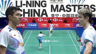 Jonatan Christie INA VS Shi Yu Qi CHN  Semifinals Li Ning China Masters Badminton 2024 [upl. by Popele169]