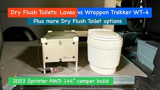 Laveo vs Wrappon Trekker WT4 Dry Flush toilets reviewed Other Dry Flush toilet options [upl. by Berey795]