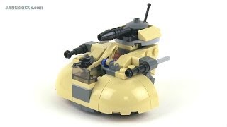 LEGO Star Wars Microfighters 75029 AAT droid tank review [upl. by Nywloc]