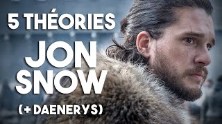 5 THÉORIES  Jon Snow Game of Thrones  Saison 8 [upl. by Sletten448]