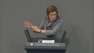 Scharfe Töne GrünenPolitikerin Britta Haßelmann führt die AfD im Bundestag vor [upl. by Arrakat874]