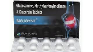 BIGJOYNT Tablets Glucosamine Methylsulfonylmethane amp Diacerein Tablets [upl. by Haim89]